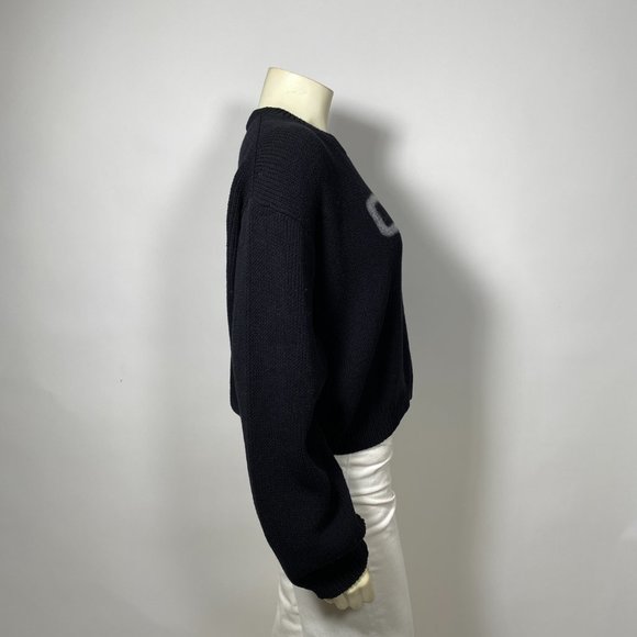 OFF-WHITE Black Logo Knit Sweater - Picture 4 of 7